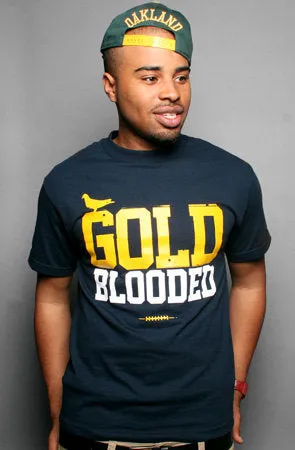 Gold Blooded (Men's Navy/Gold Tee)