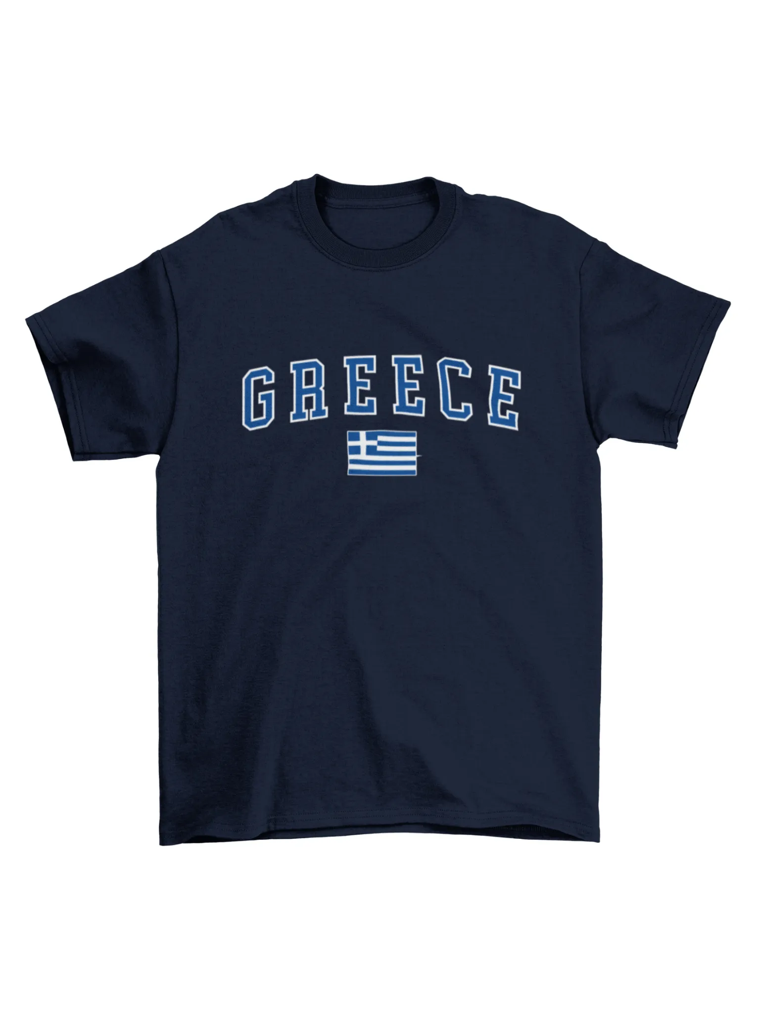 GREECE, BABY TEE - NAVY