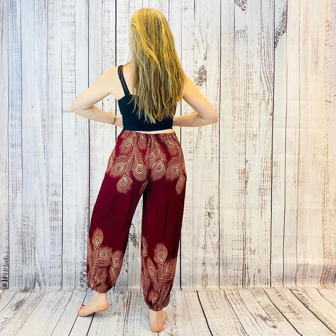 Hand Embroidery Light Weight Summer Pants