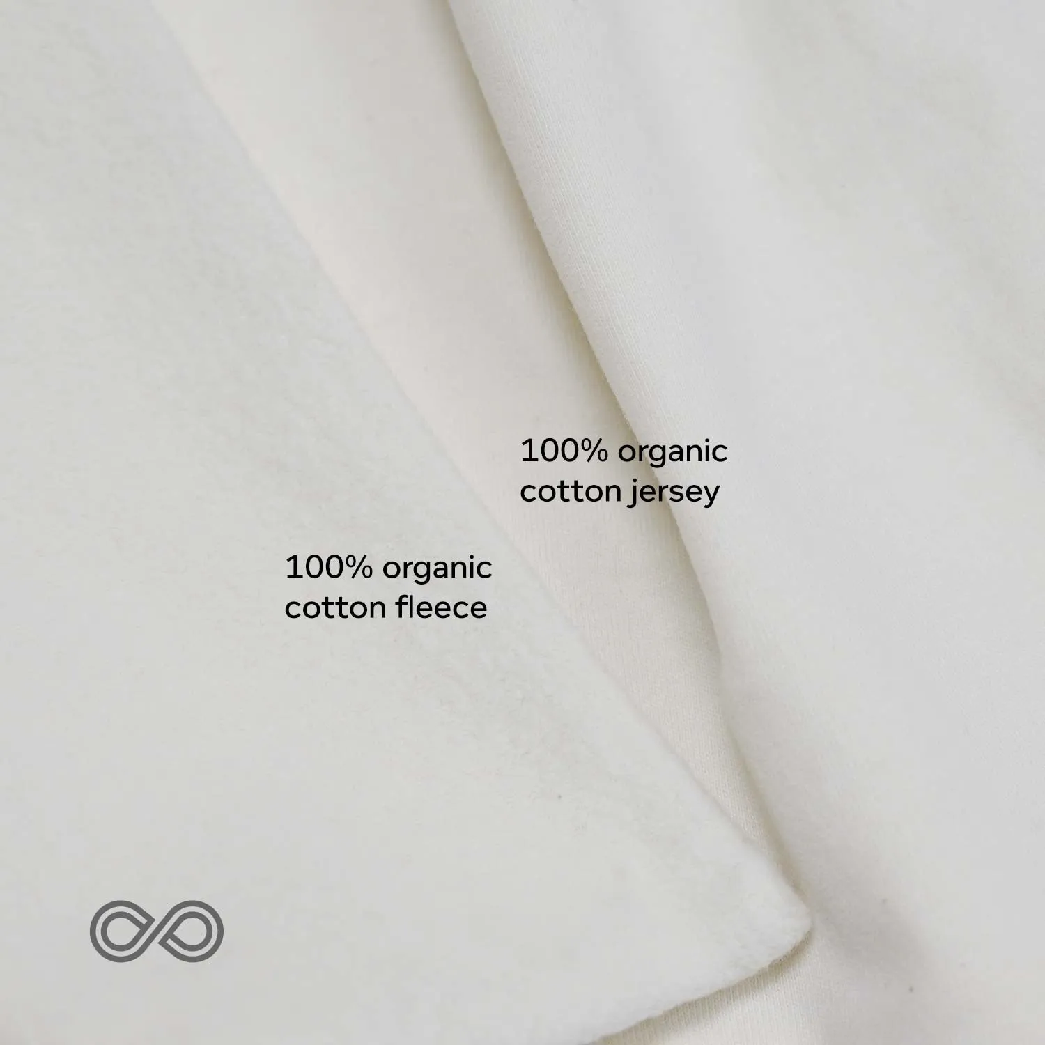 HURON Reversible 100% Organic Cotton Fleece - Jersey Scarf (Unisex)