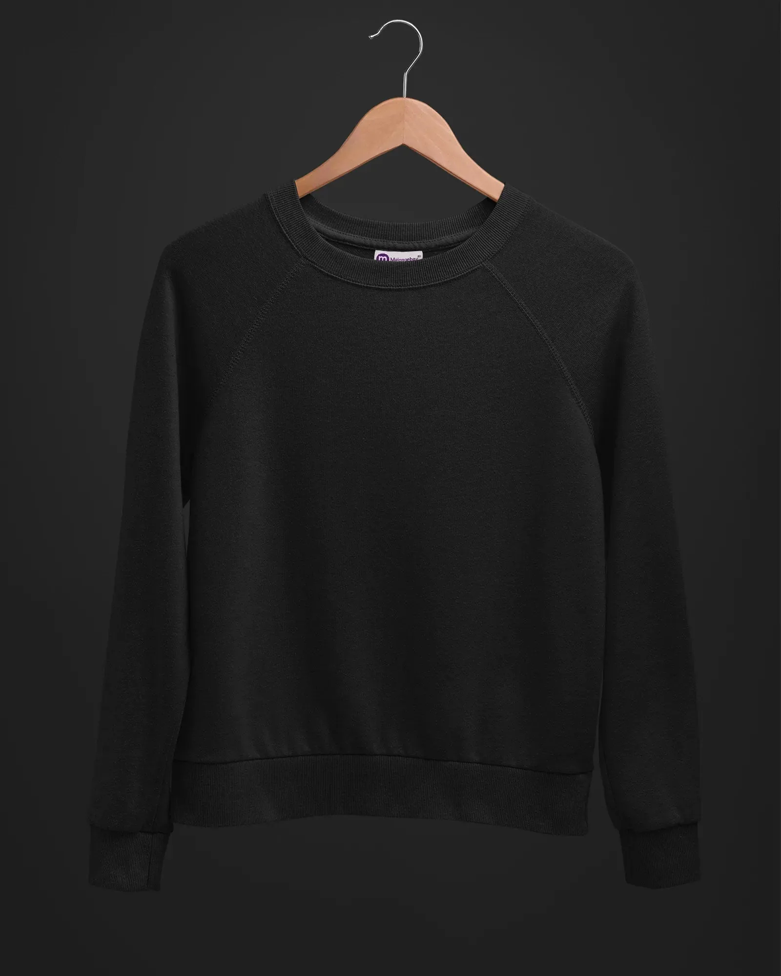 HW Crew Sweatshirt: Black