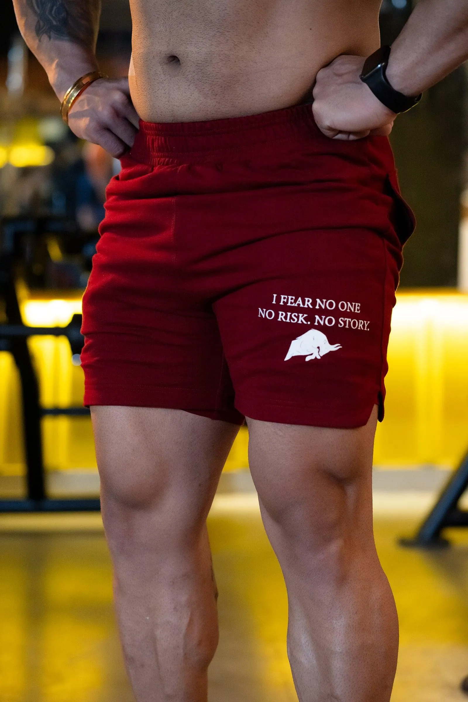 Invicto ProFlex Performance Shorts (Mehroon)