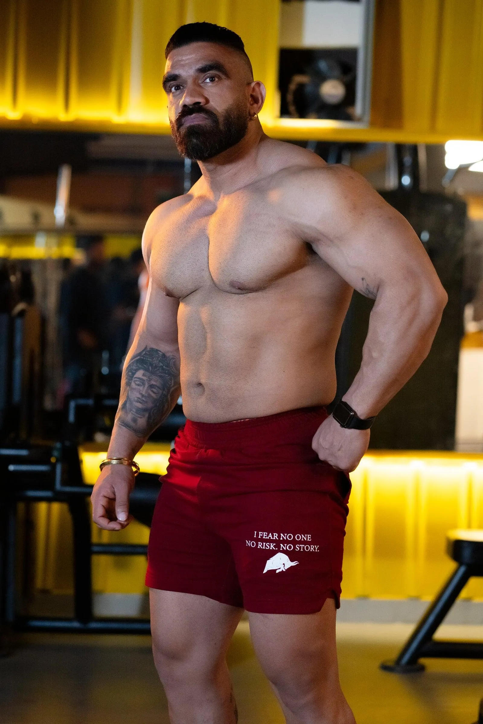 Invicto ProFlex Performance Shorts (Mehroon)