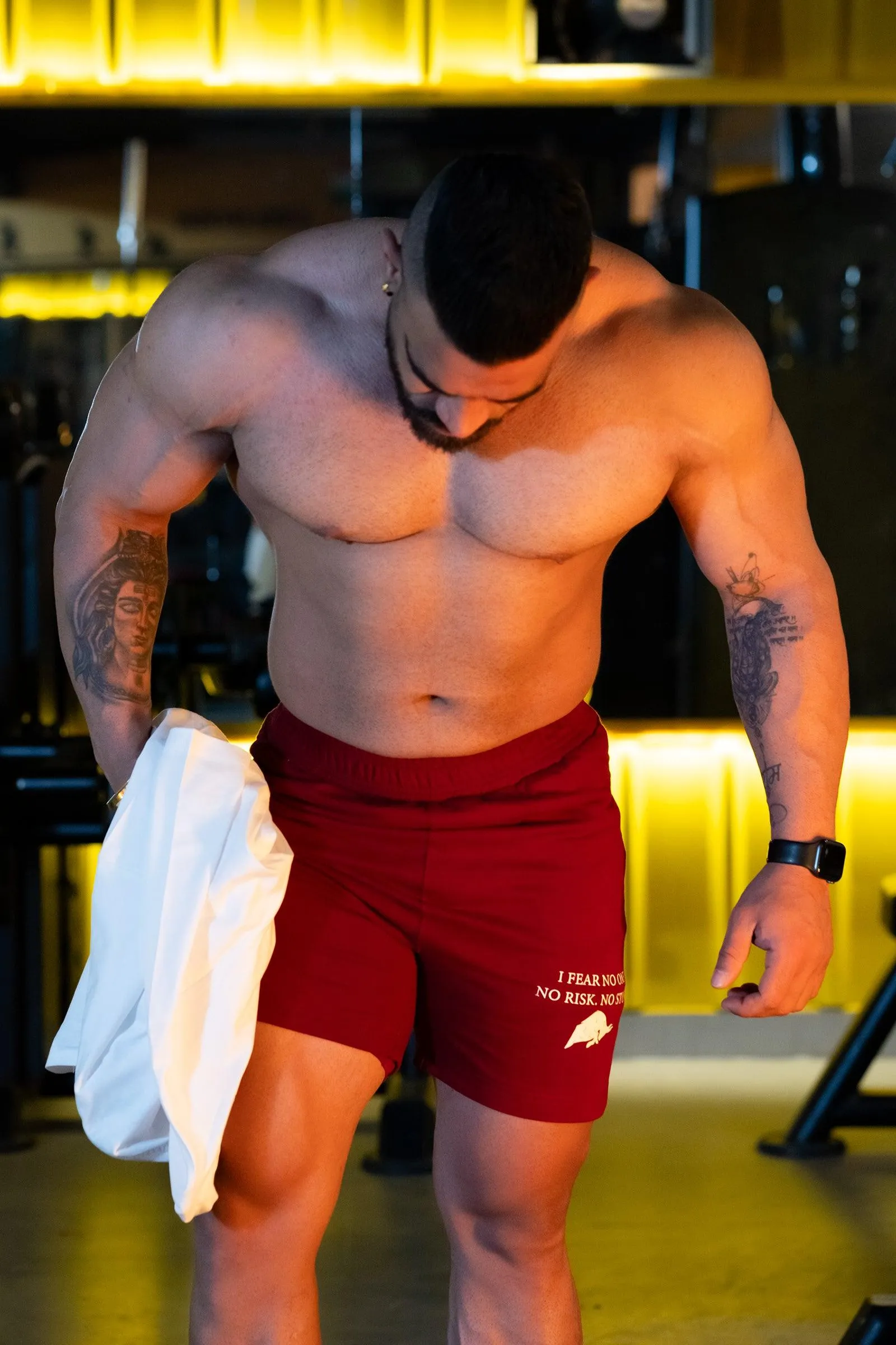 Invicto ProFlex Performance Shorts (Mehroon)