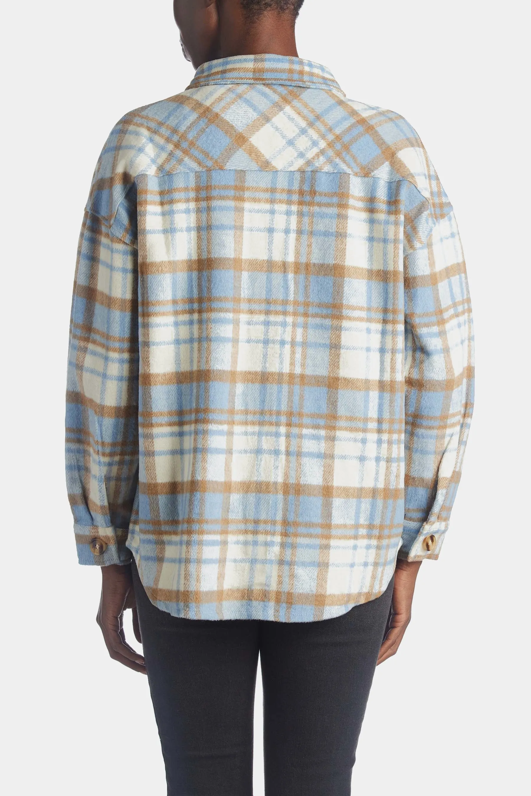 Jordie Plaid White Jacket