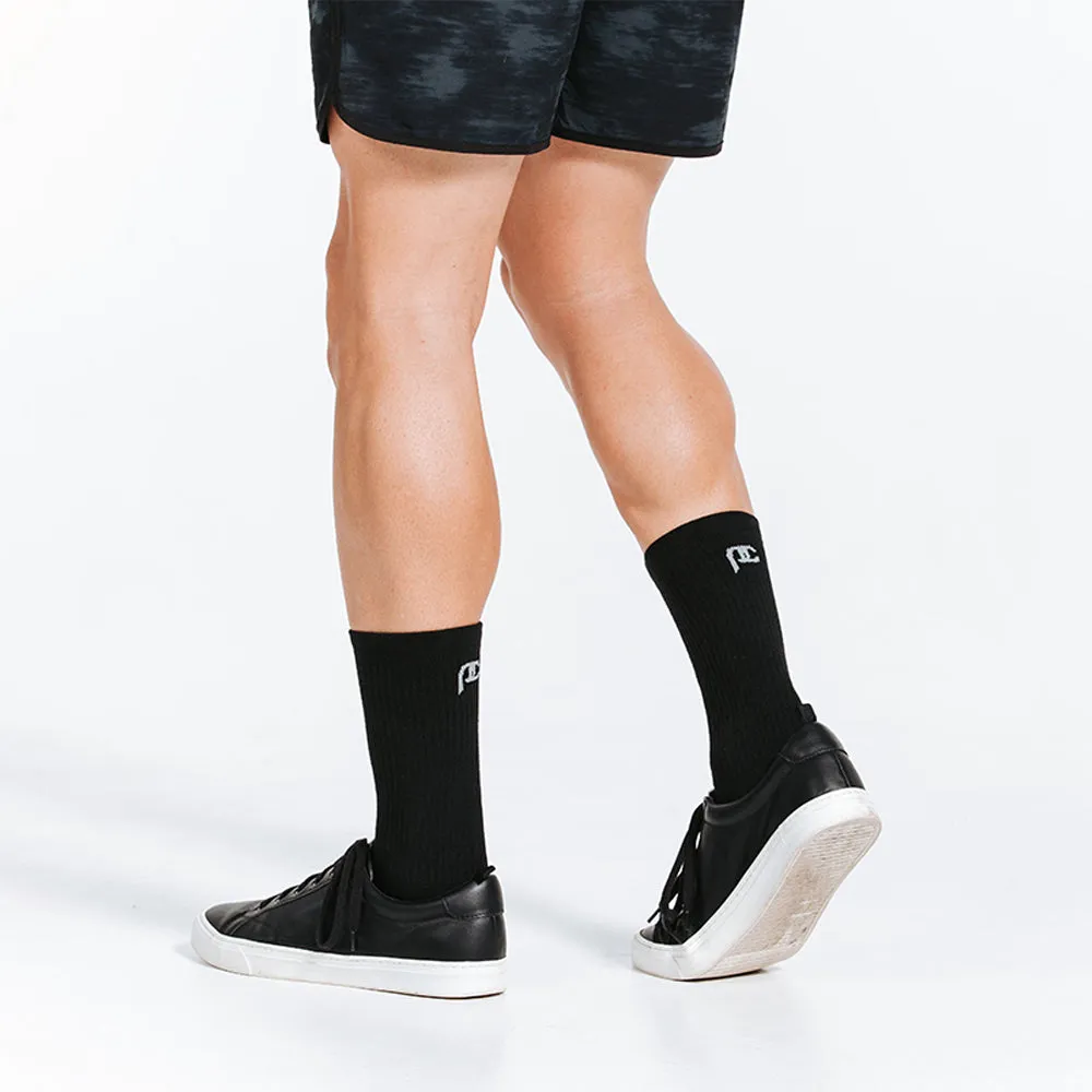 Lifestyle Crew, Black (2-Pair)