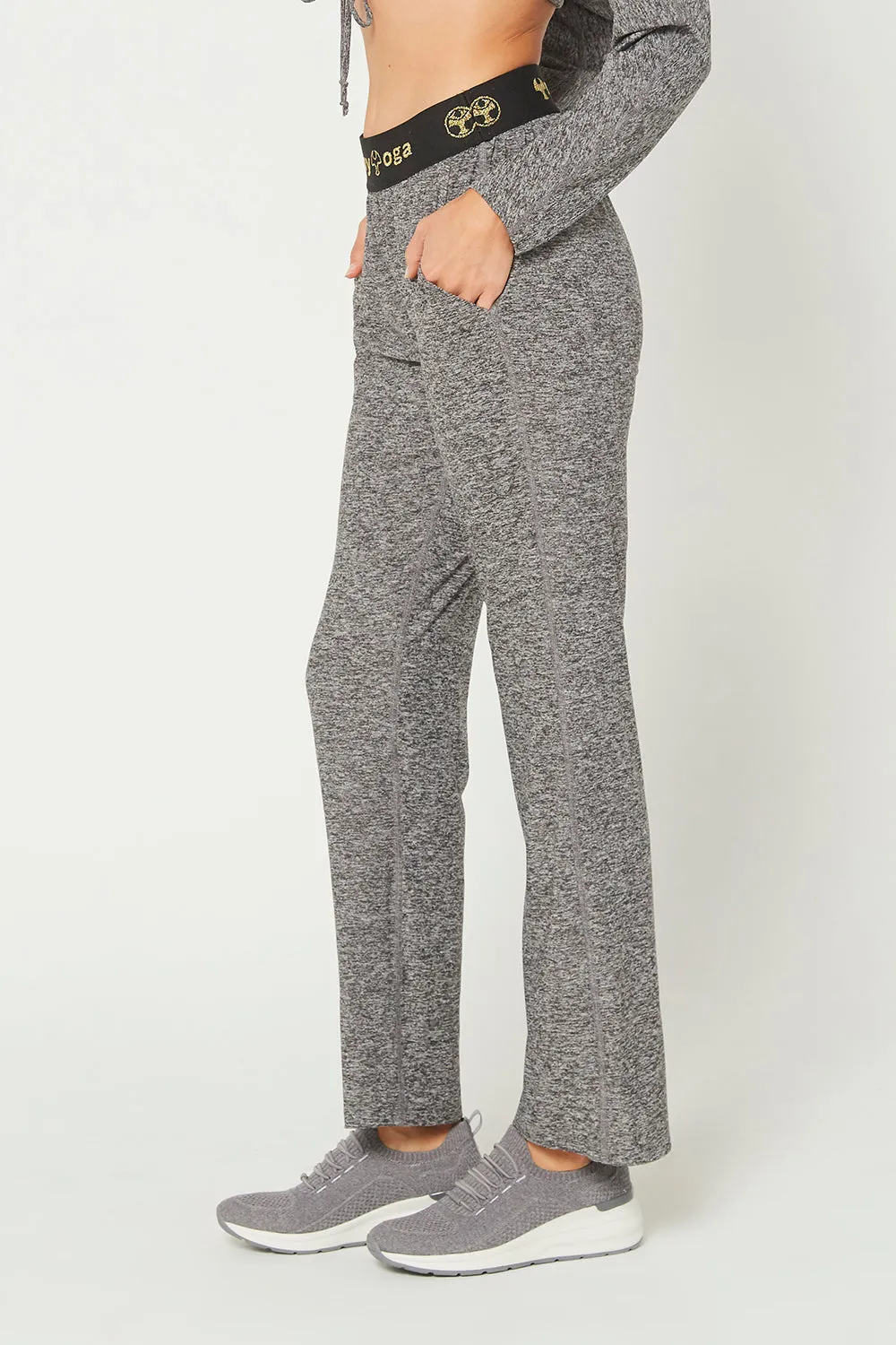 Light Heather Logo Relaxed Pants