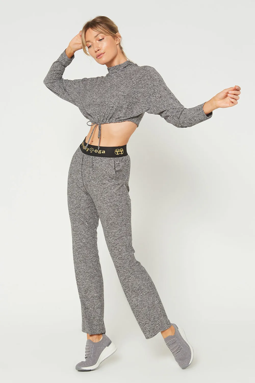 Light Heather Logo Relaxed Pants