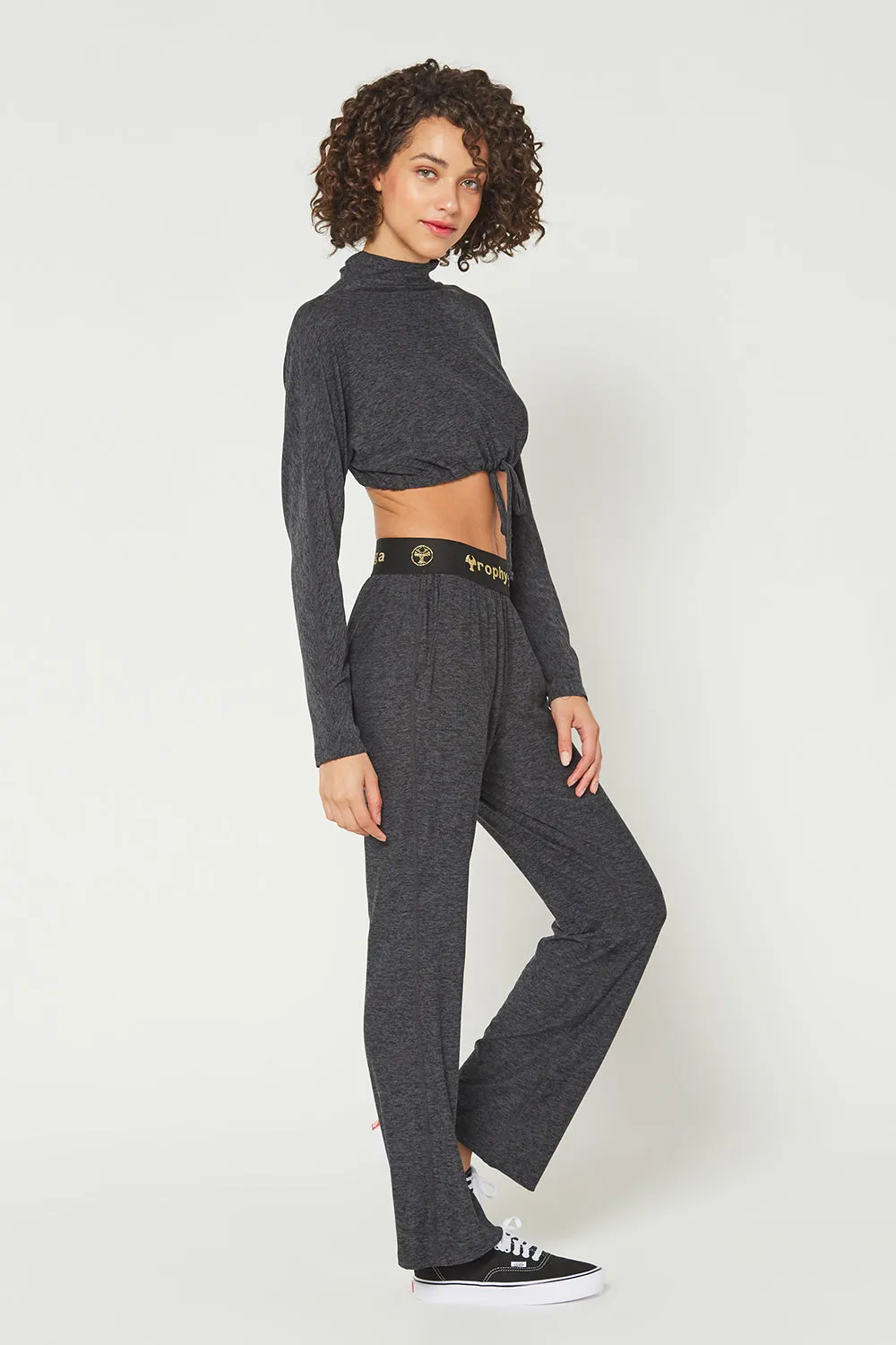 Light Heather Logo Relaxed Pants