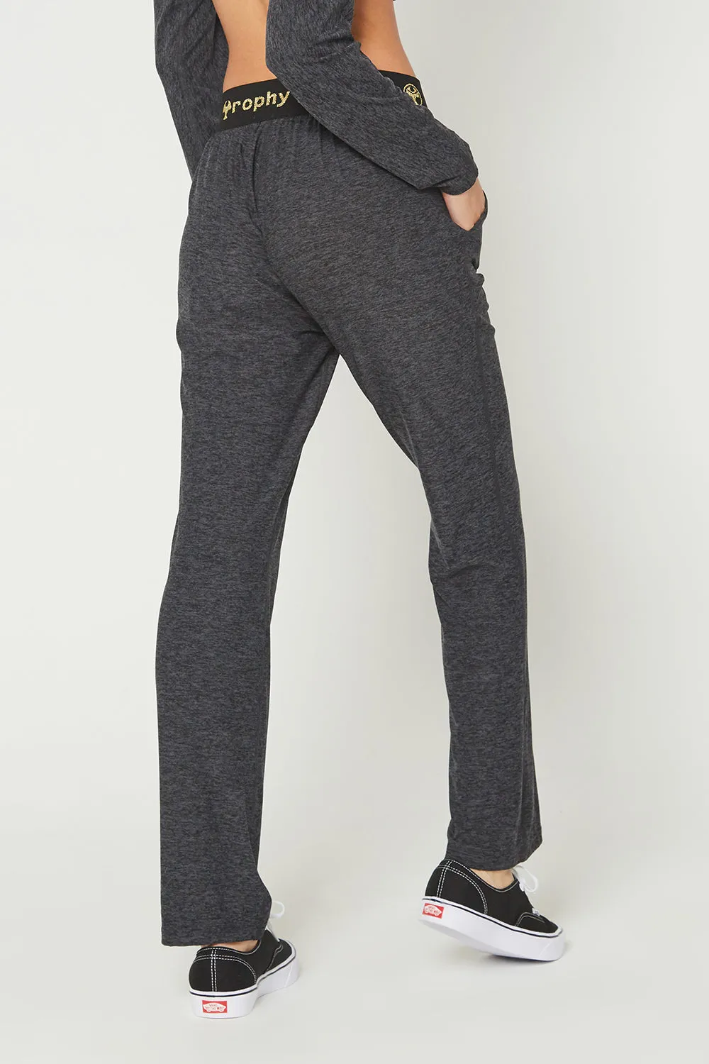 Light Heather Logo Relaxed Pants