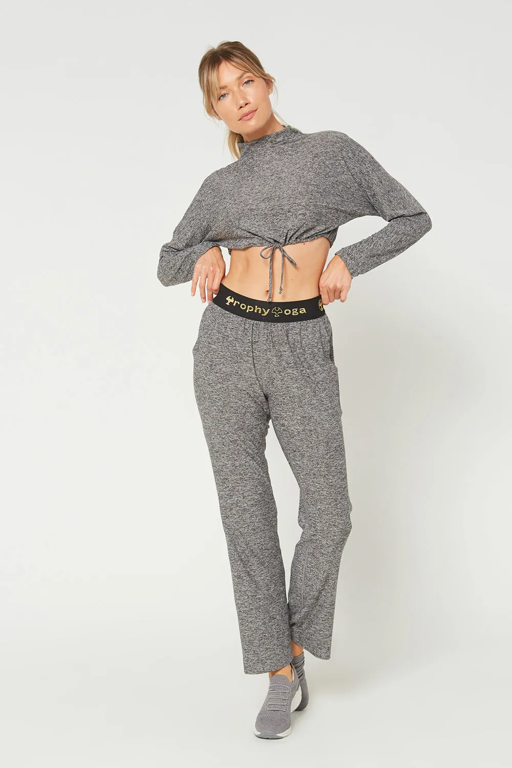 Light Heather Logo Relaxed Pants