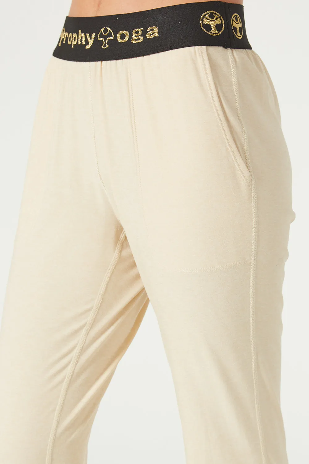 Light Heather Logo Relaxed Pants