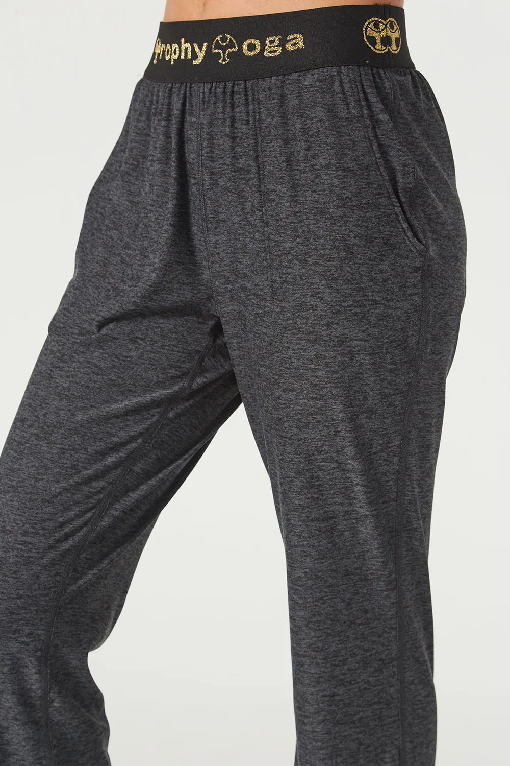 Light Heather Logo Relaxed Pants