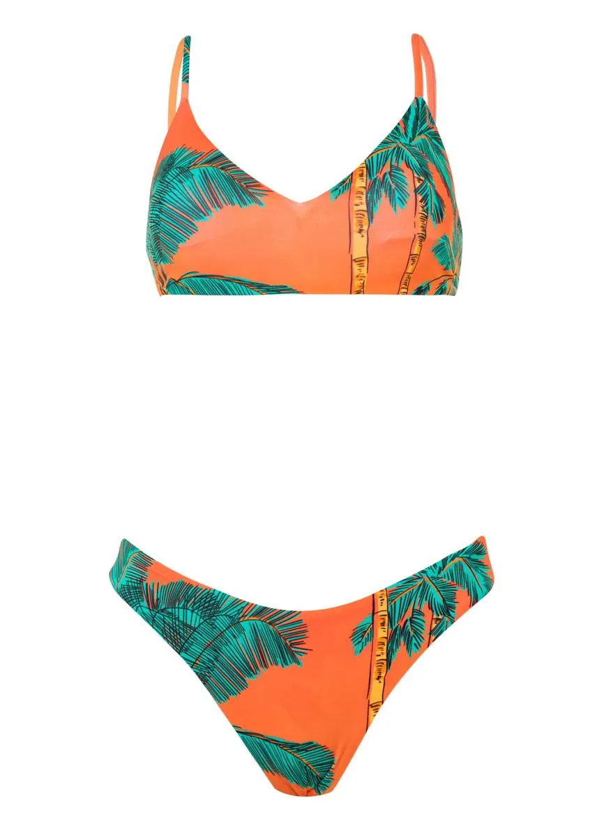 Maaji Cali Sunset Rocks Sporty Bralette Bikini Top