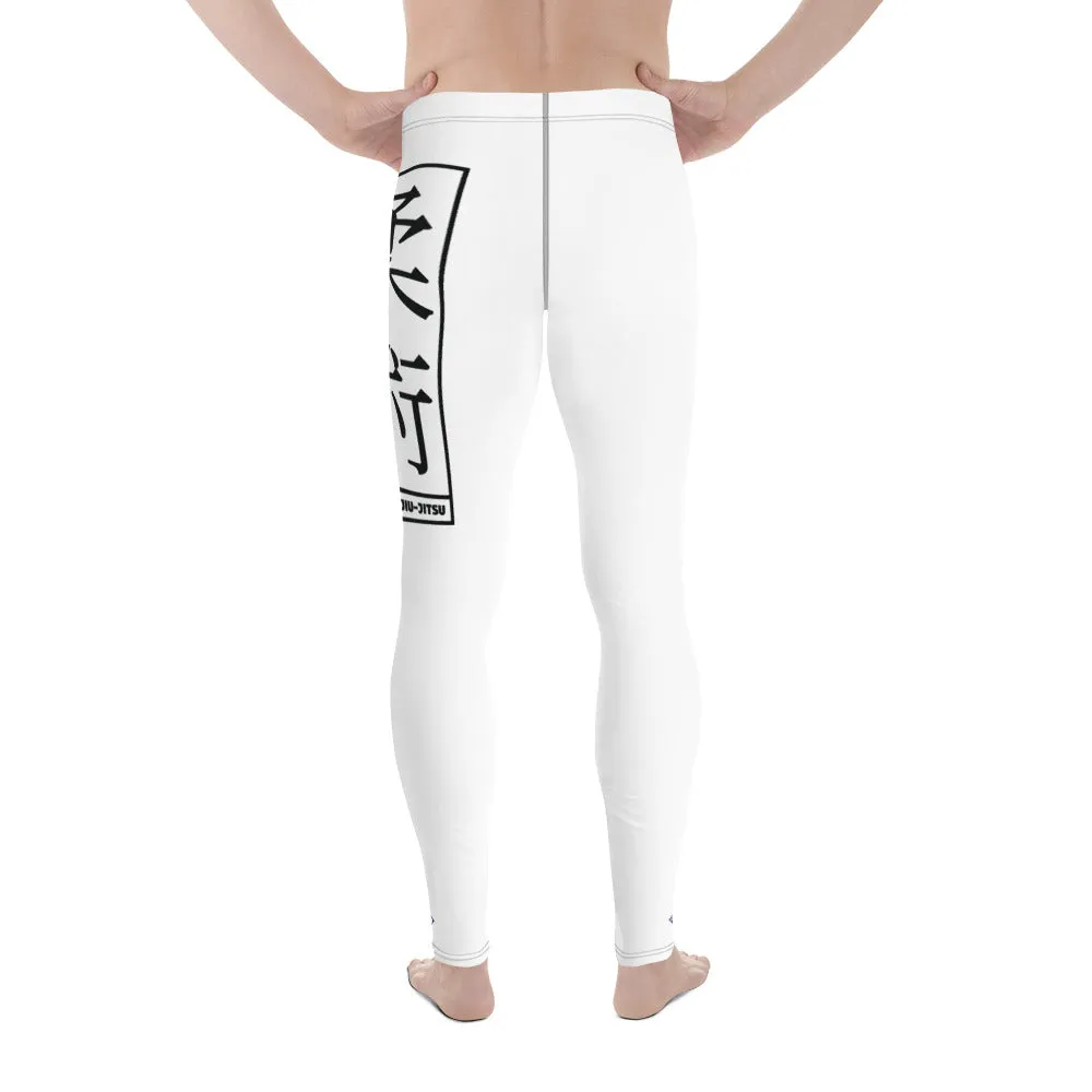 Men's Athletic Workout Leggings For Jiu Jitsu 016 - Snow