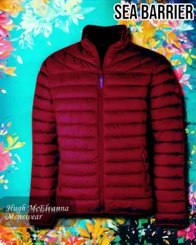 Men's Red Fashion AUGUSTO PUFFA Jacket by Sea Barrier Style: 3088