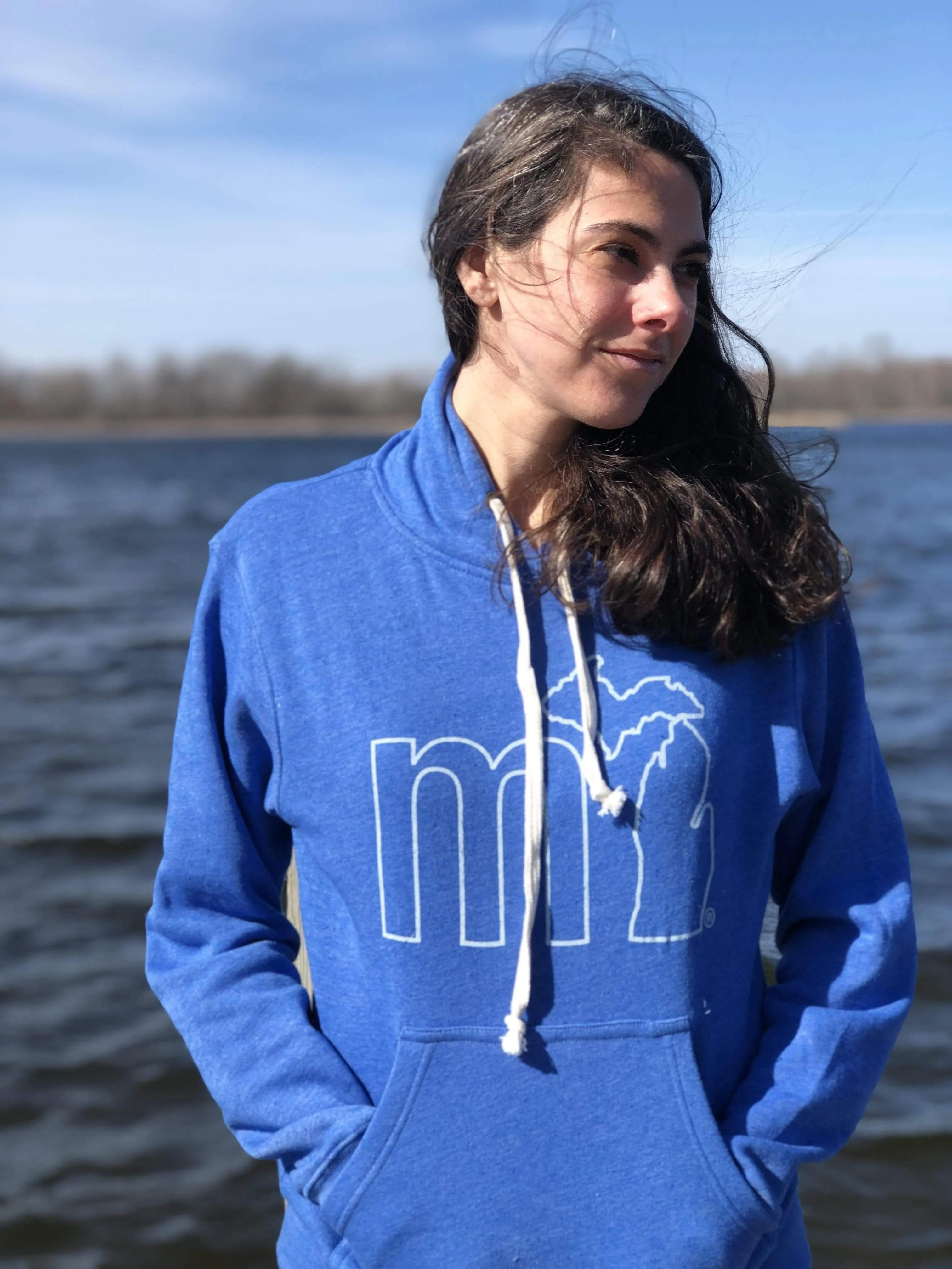 mi Tri-Blend Soft Outline Hoodie