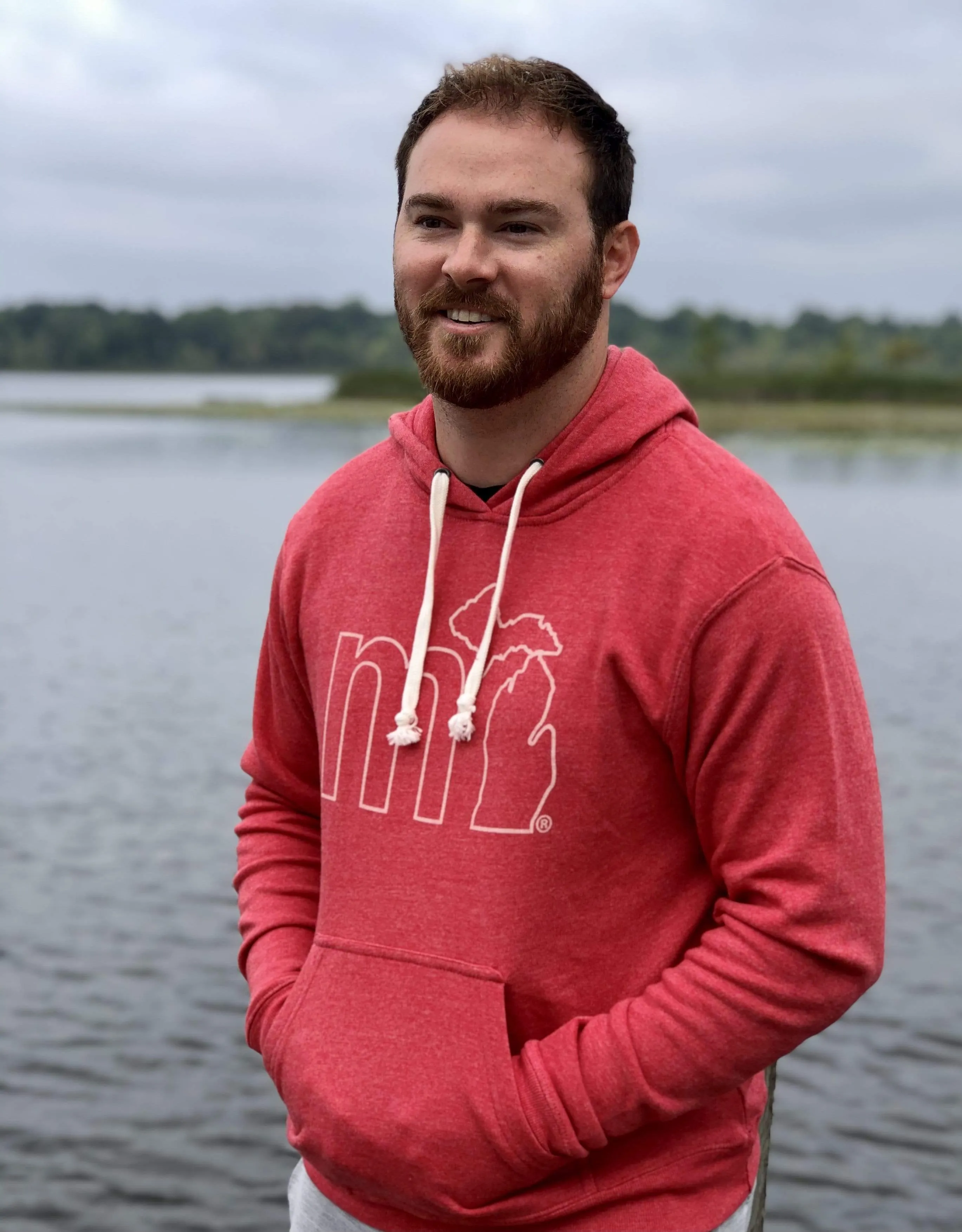 mi Tri-Blend Soft Outline Hoodie