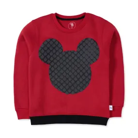 Mickey Head Outlined Sweatshirt