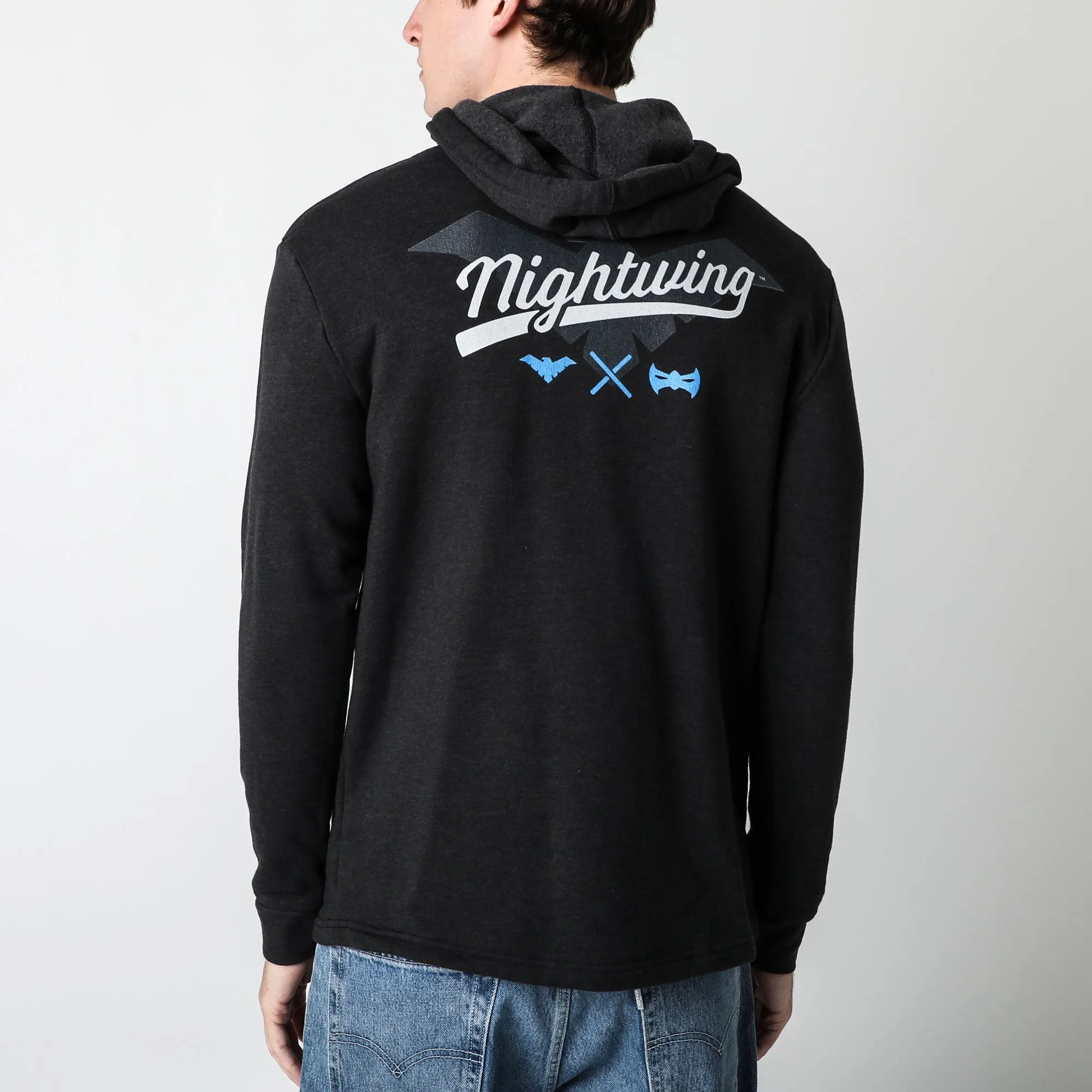 Nightwing Icons Black Hoodie