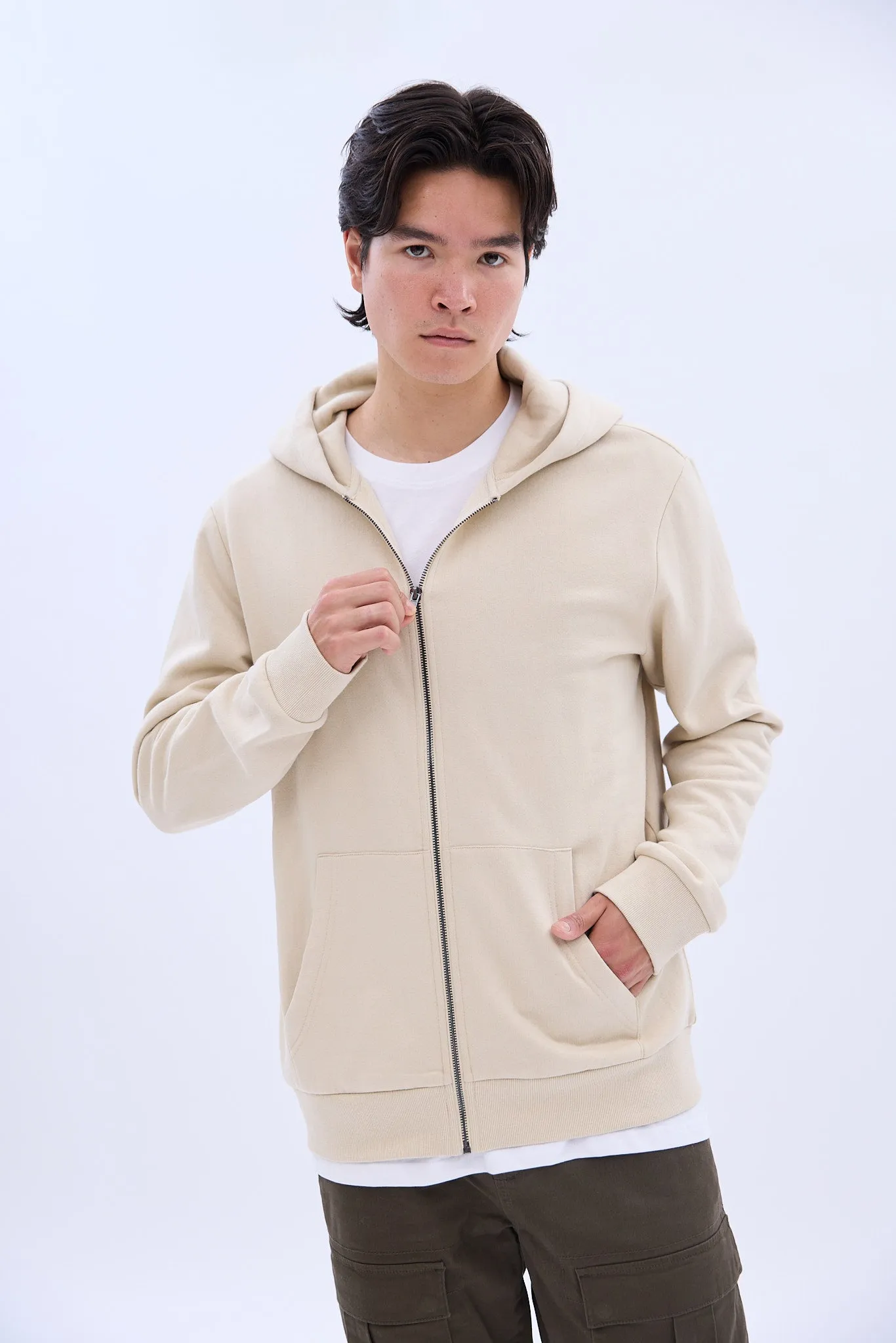 North Western Zip-Up Hoodie