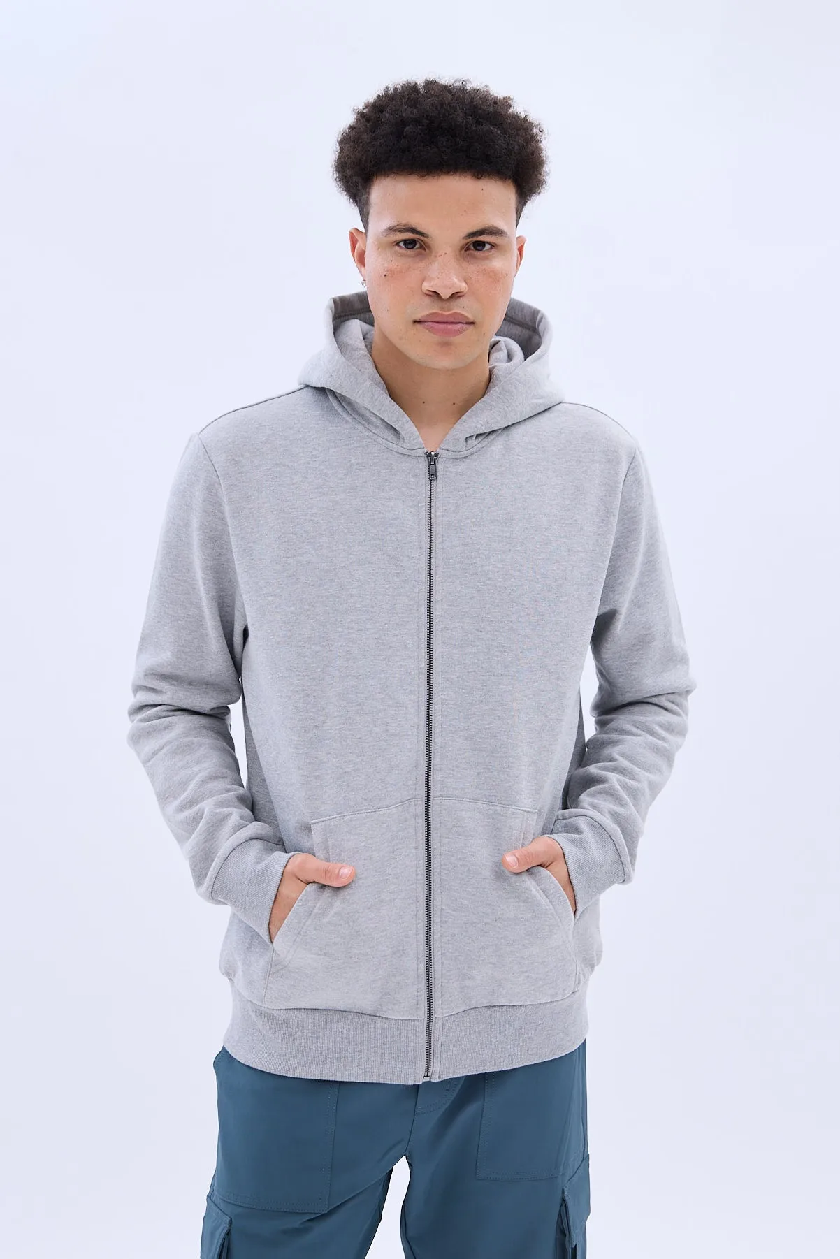 North Western Zip-Up Hoodie