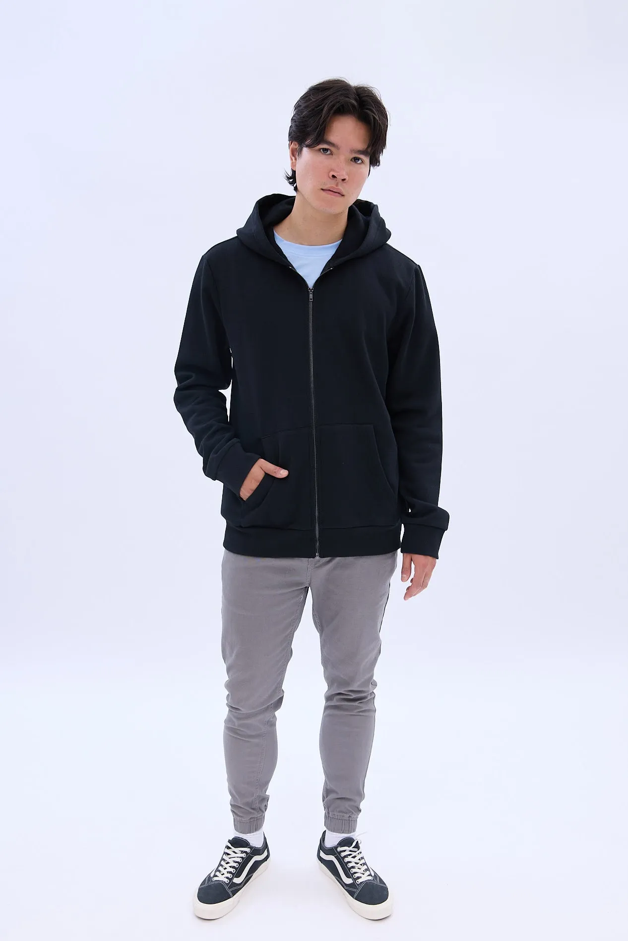 North Western Zip-Up Hoodie