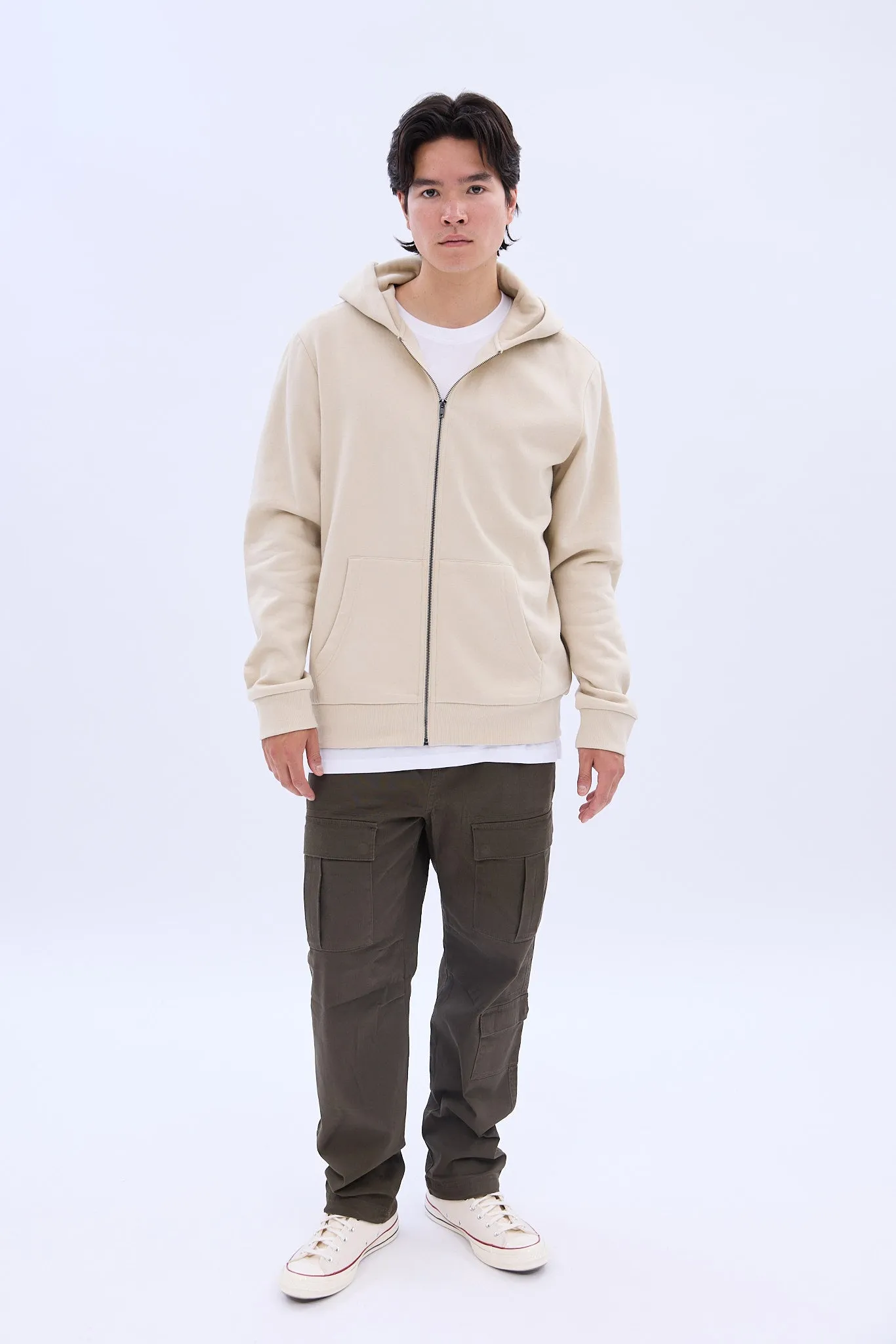 North Western Zip-Up Hoodie