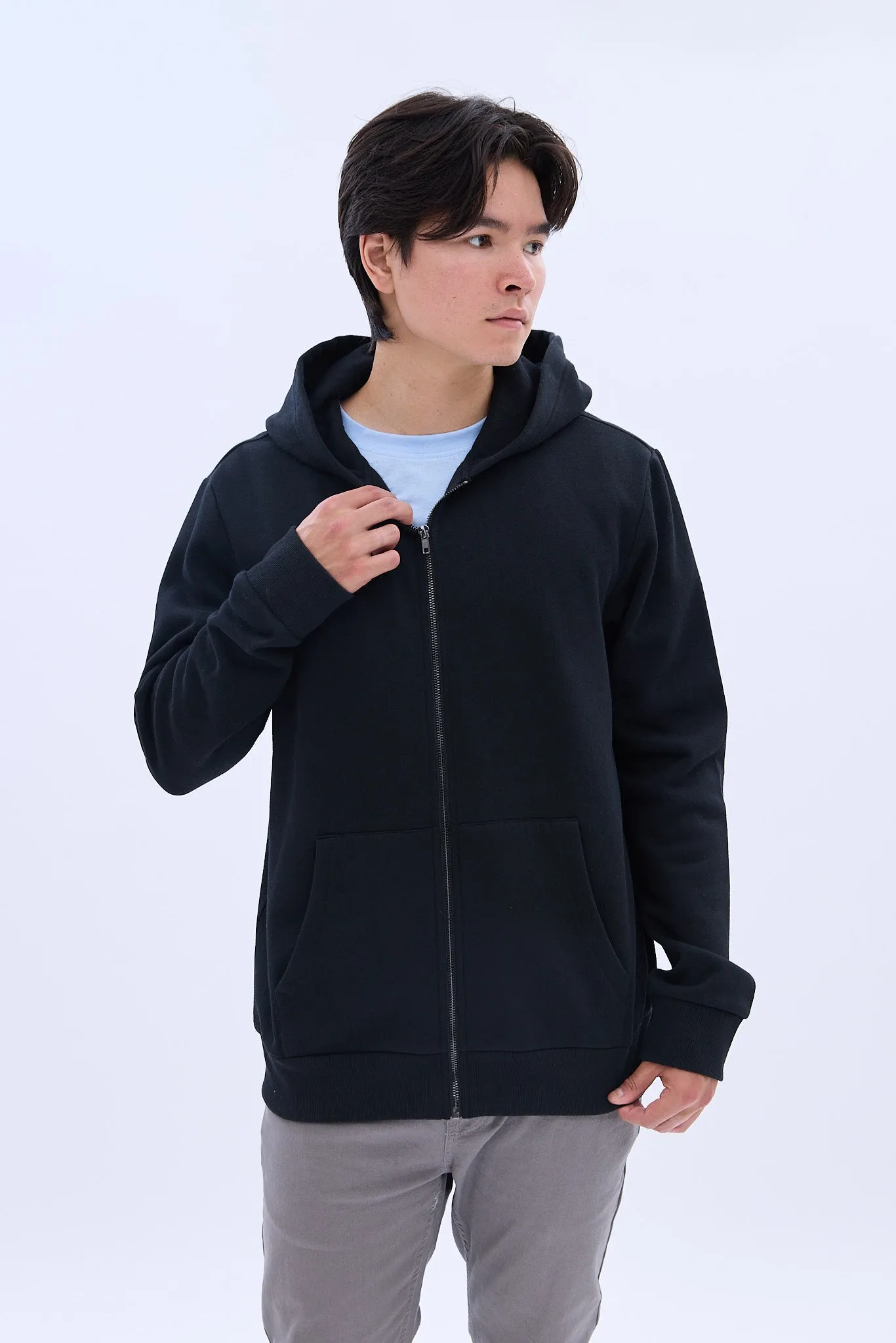 North Western Zip-Up Hoodie