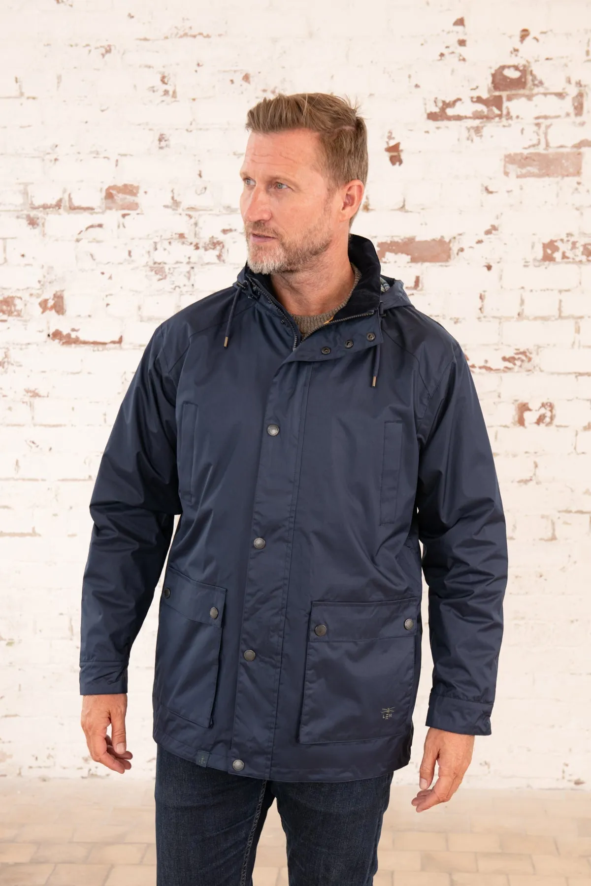 Oxford Raincoat - Navy