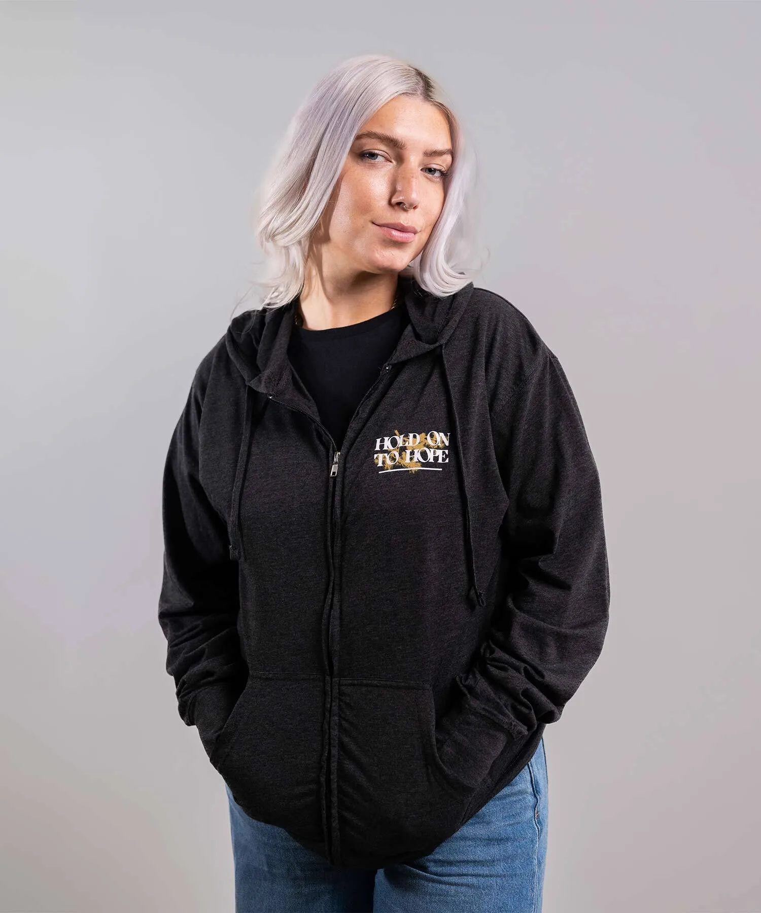 Pine Lightweight Zip Hoodie