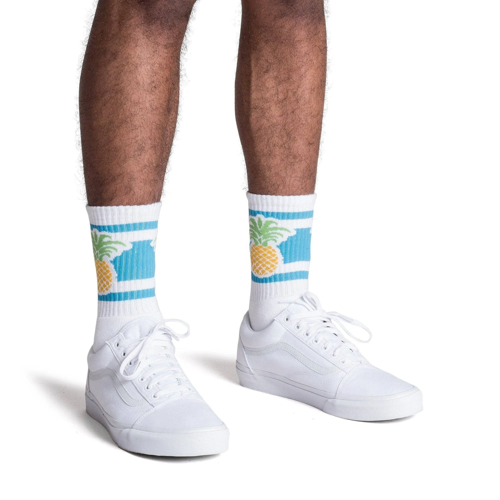 Pineapple Socks | White