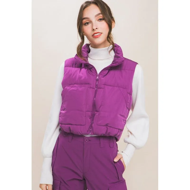 Puffer Vest With Pockets