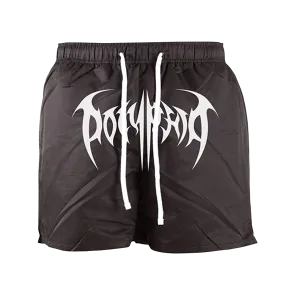 Punisher Black Running Shorts