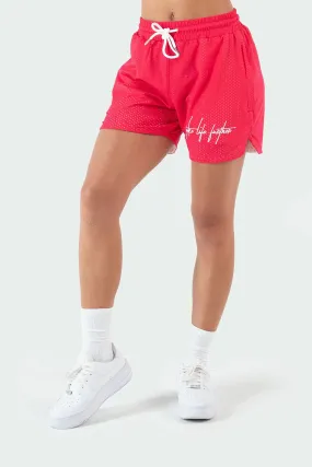 Script Mesh 5 Inch Shorts