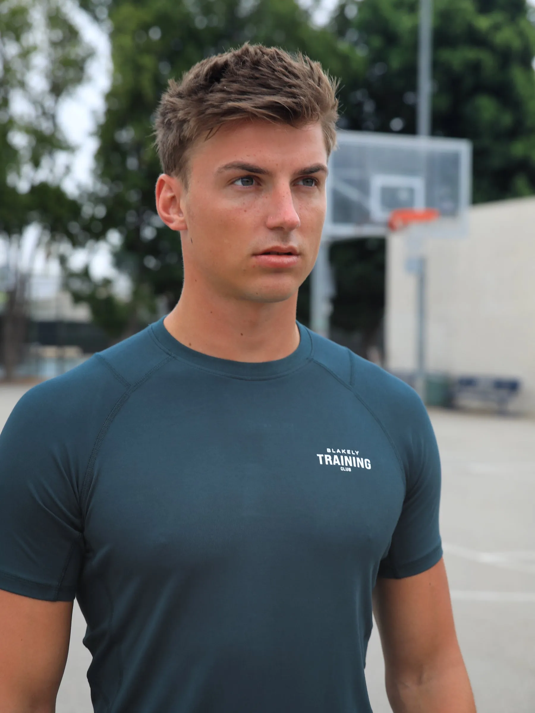 Slim Training T-Shirt - Teal Green