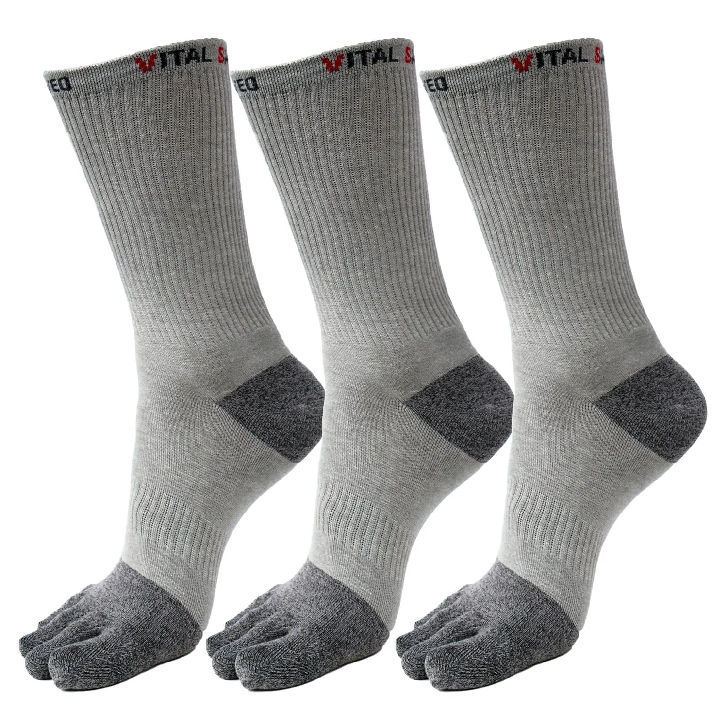 Toes Athletic Crew Socks (3 Pairs)