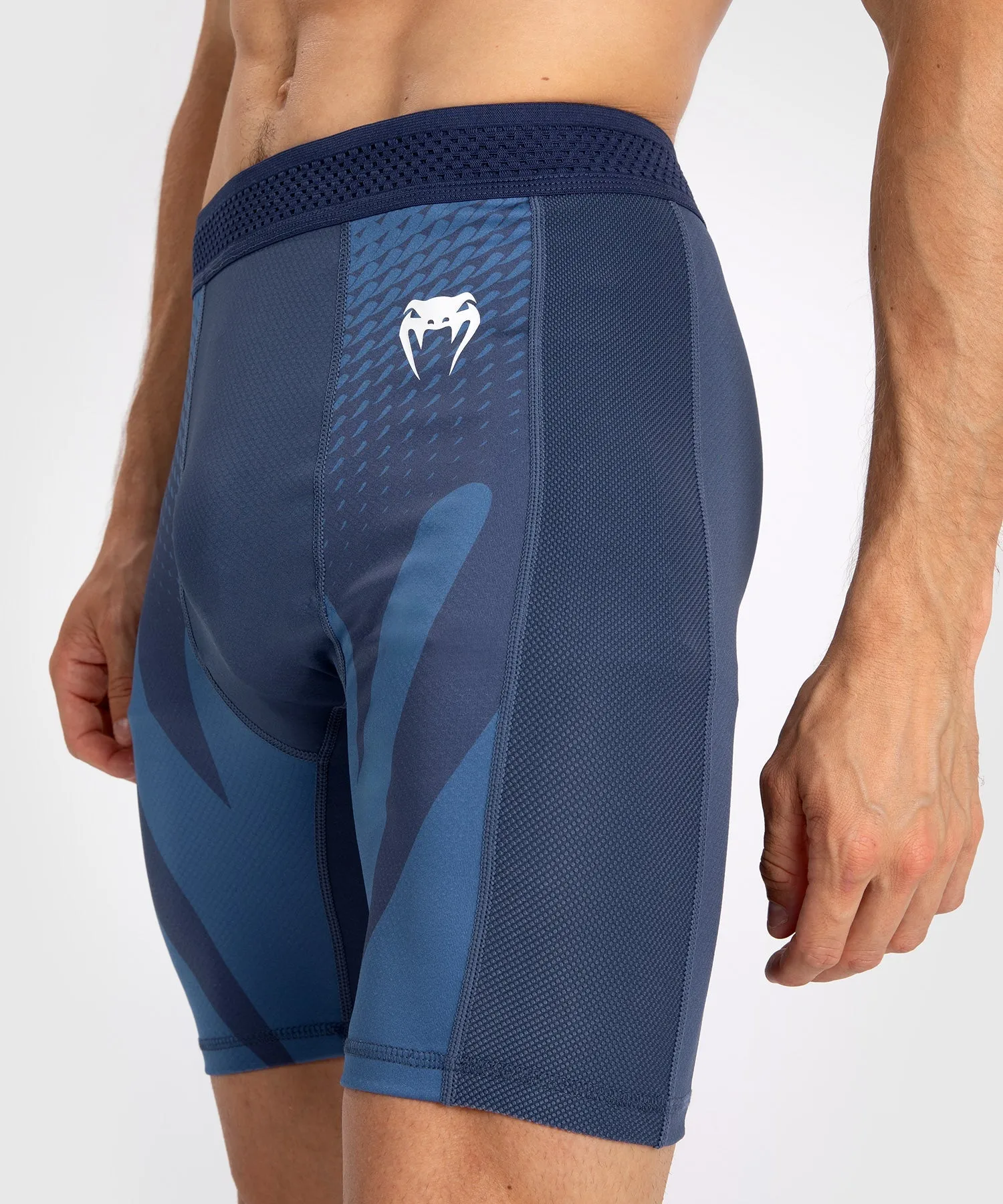 Venum Attack Men's Vale Tudo Short - Navy Blue