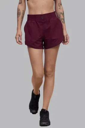 V_LYTE 3" SHORTS - Burgundy