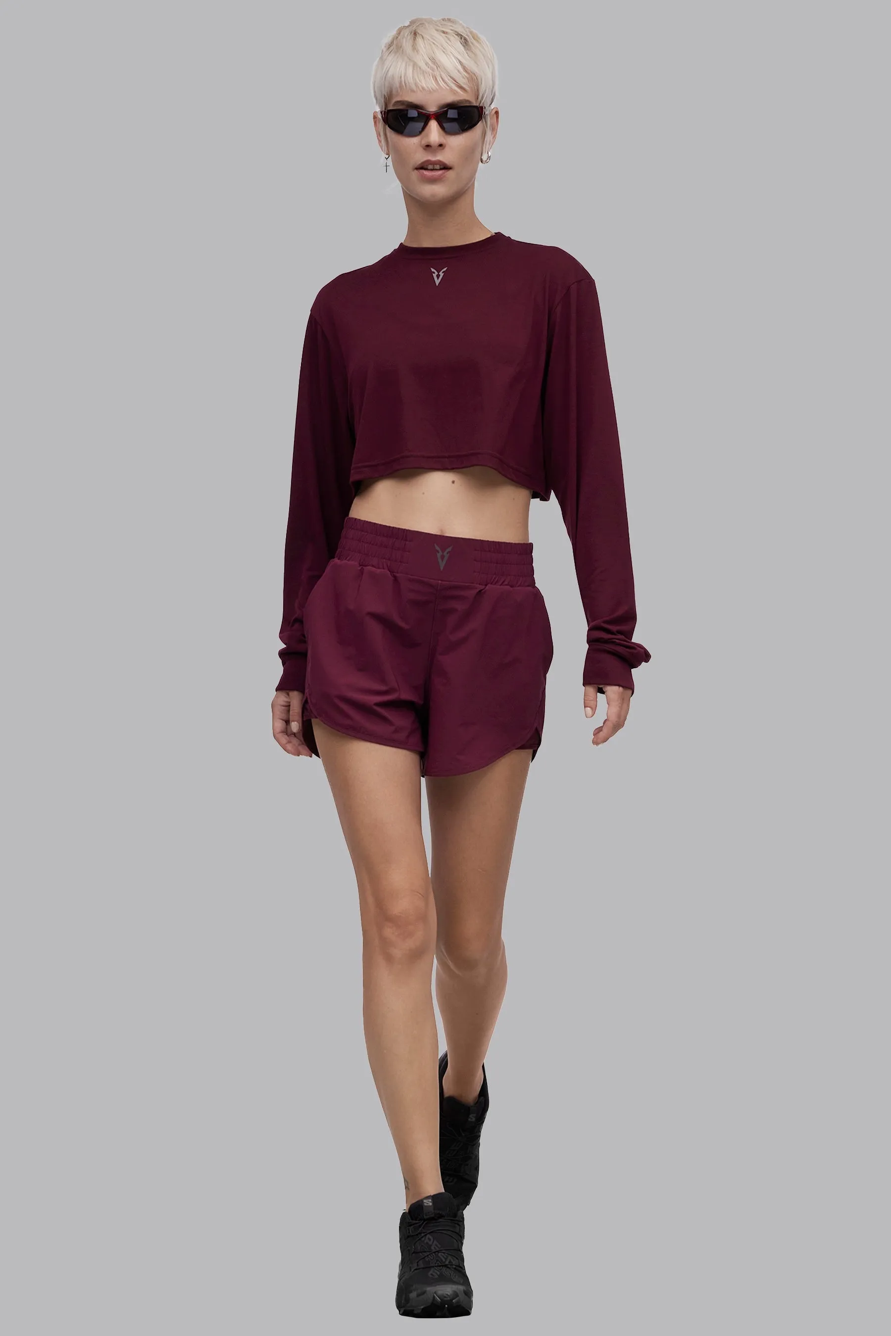 V_LYTE 3" SHORTS - Burgundy