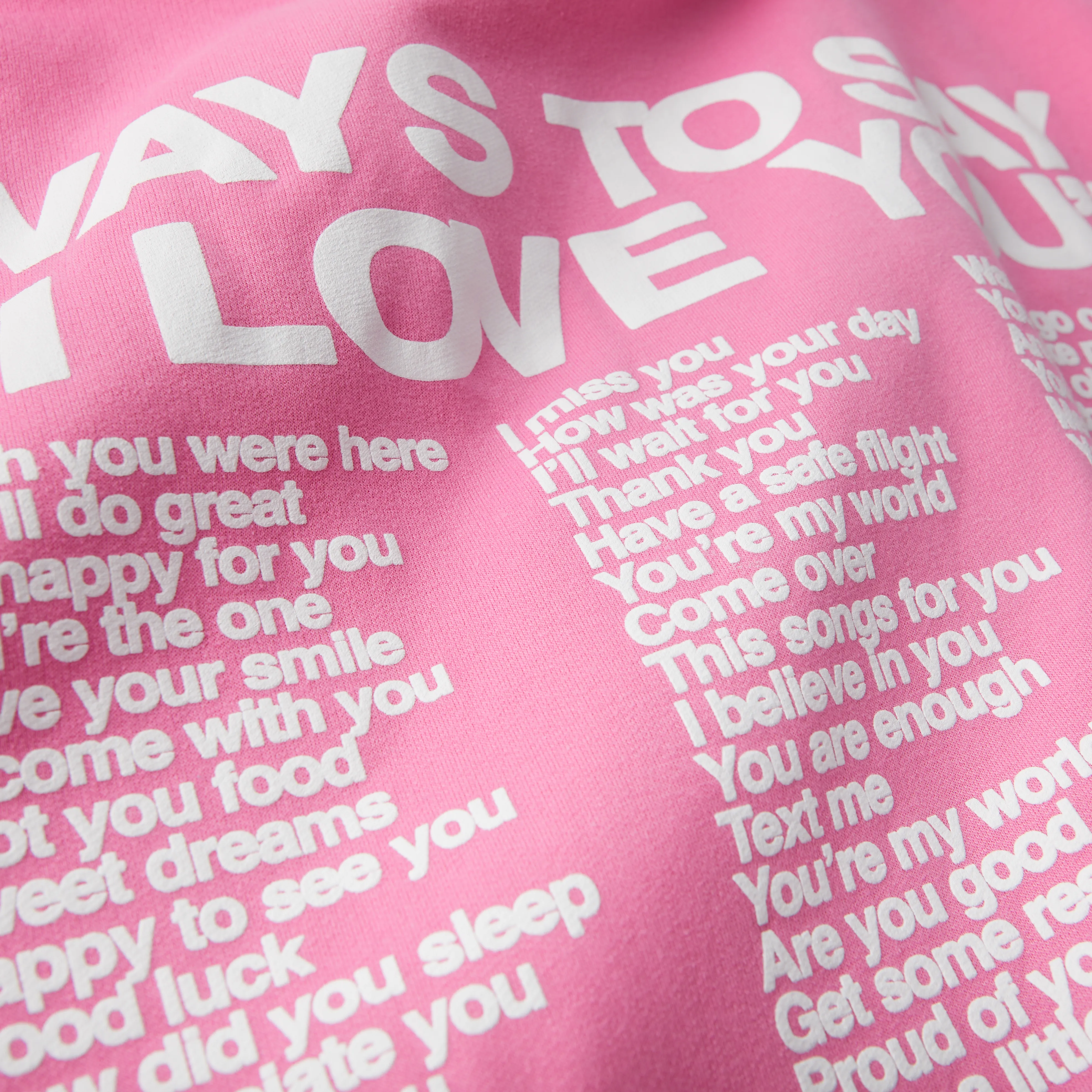 Ways To Say ILY Hoodie