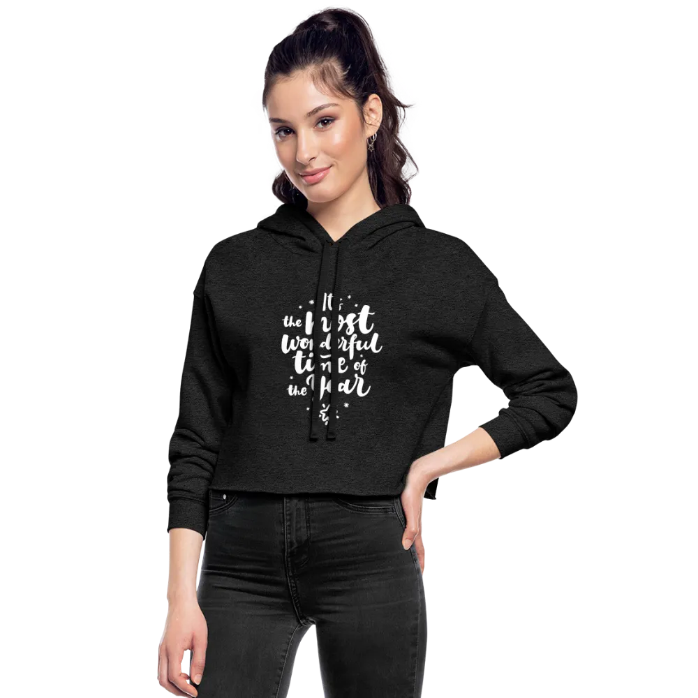 Women's Christmas Cropped Hoodie