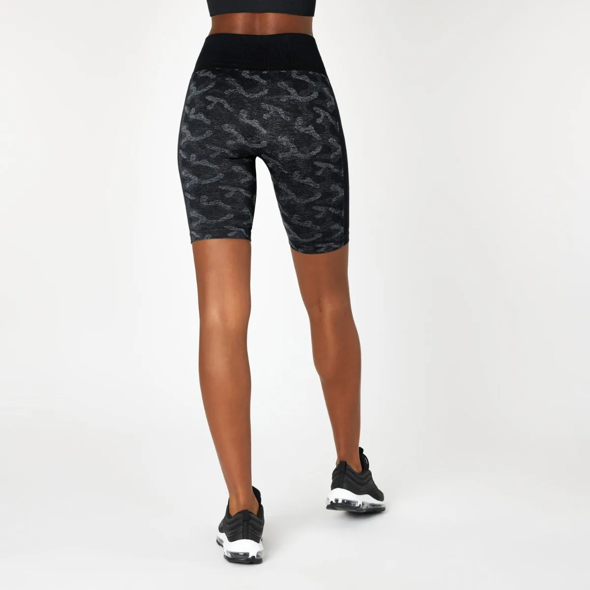 Women's Seamless Camo Cycling Shorts